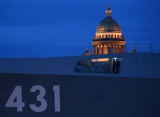 Russia Navy Day Parade Rehearsal