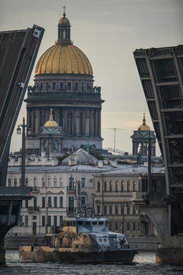 Russia Navy Day Parade Rehearsal