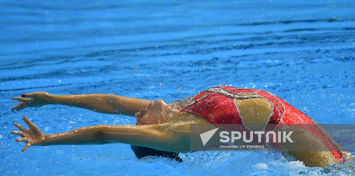 South Korea Aquatics Worlds Solo Free Women