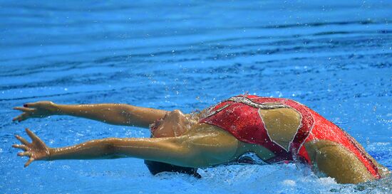 South Korea Aquatics Worlds Solo Free Women