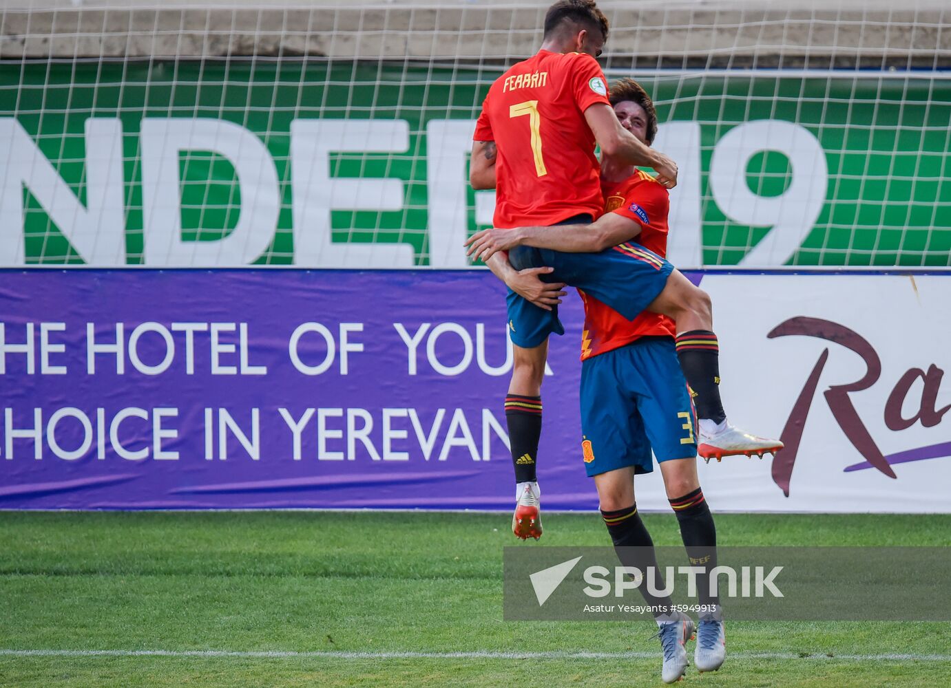 Armenia Soccer U19 Euro Portugal-Spain