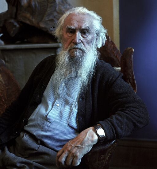 Sculptor and People's Artist of USSR Sergei Konyonkov