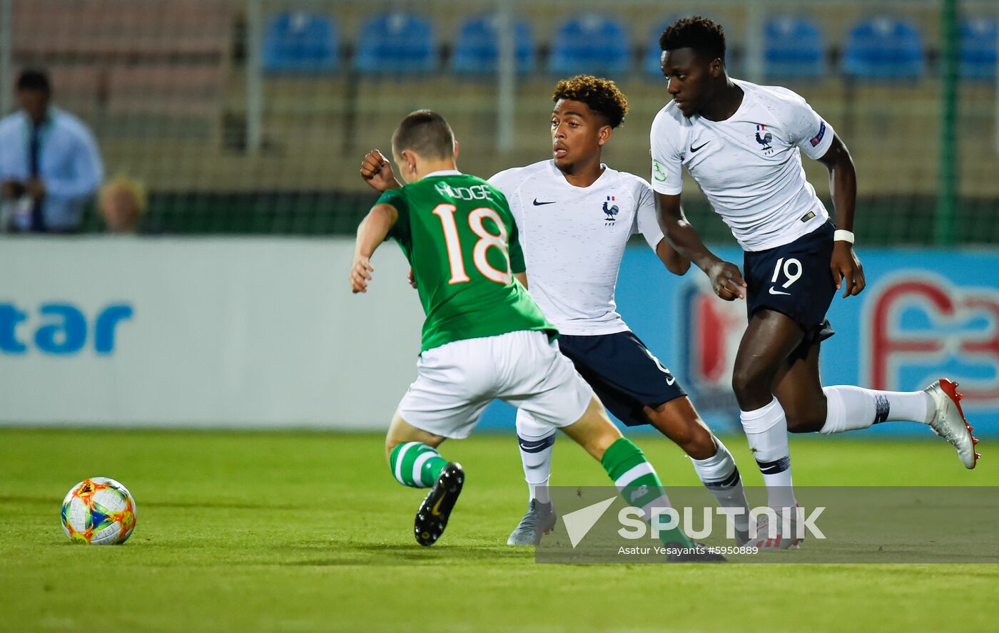 Armenia Soccer U19 Euro Republic of Ireland - France