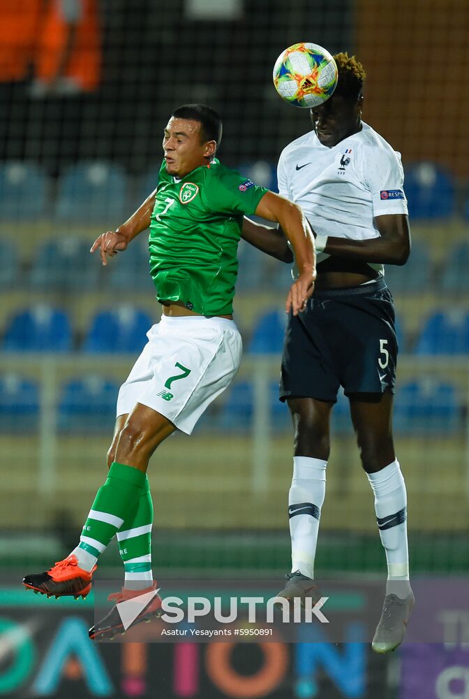 Armenia Soccer U19 Euro Republic of Ireland - France