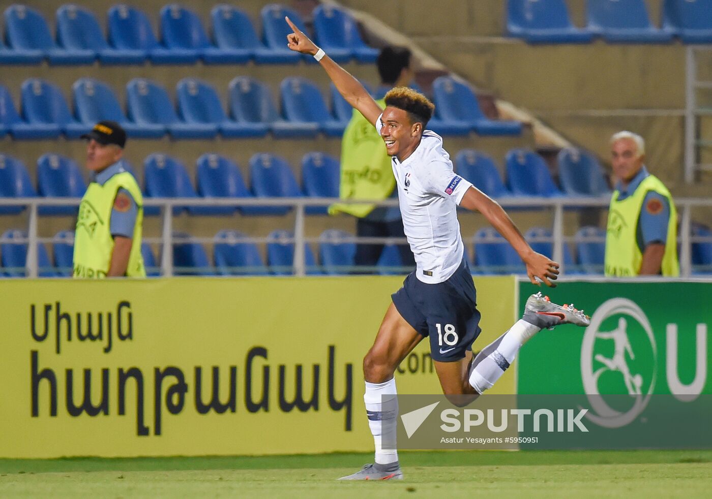 Armenia Soccer U19 Euro Republic of Ireland - France