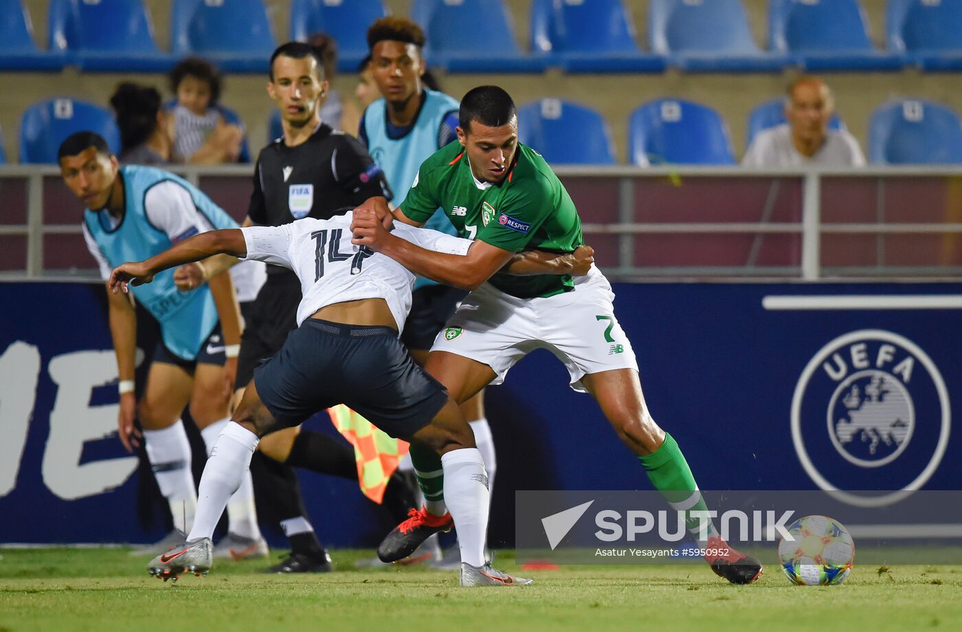 Armenia Soccer U19 Euro Republic of Ireland - France