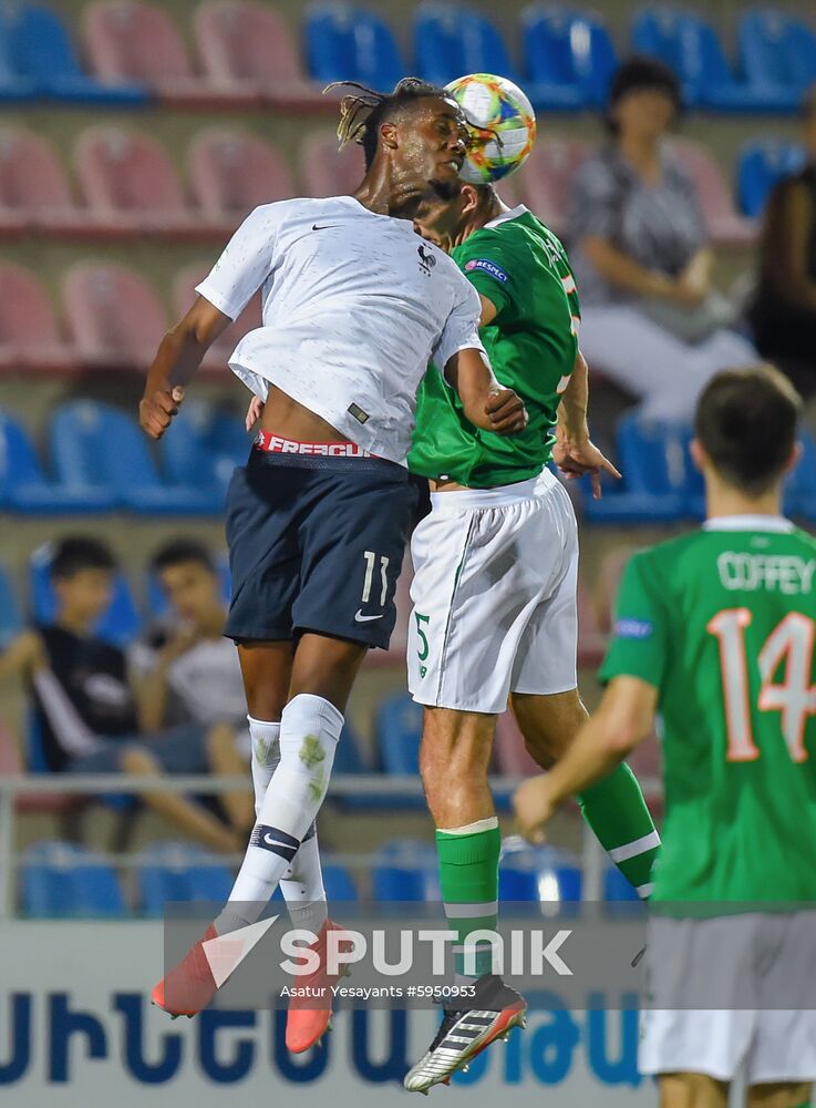 Armenia Soccer U19 Euro Republic of Ireland - France