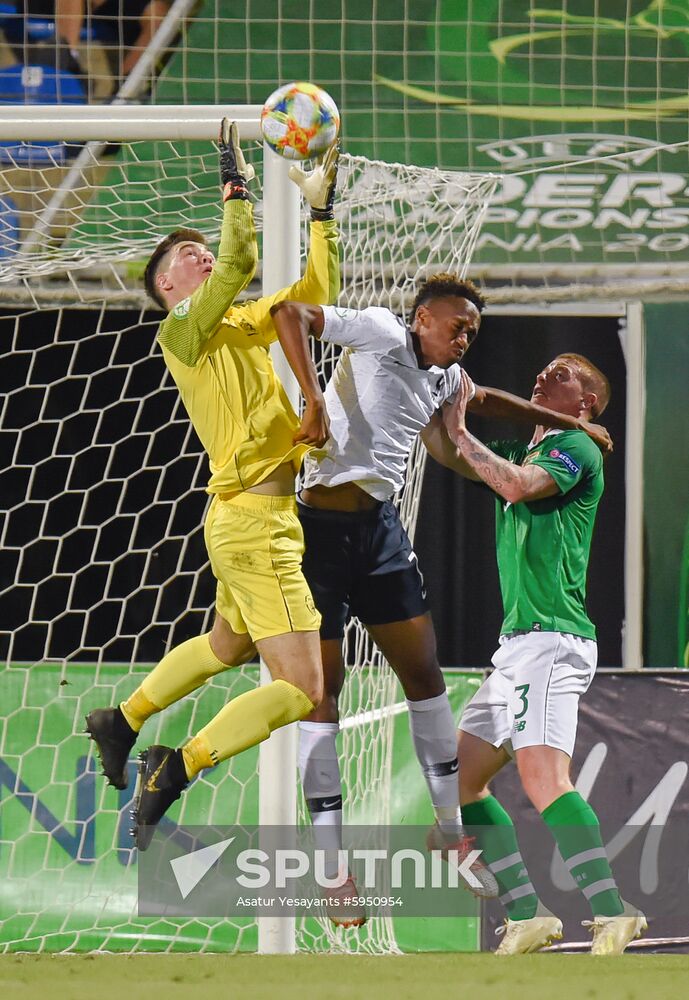 Armenia Soccer U19 Euro Republic of Ireland - France