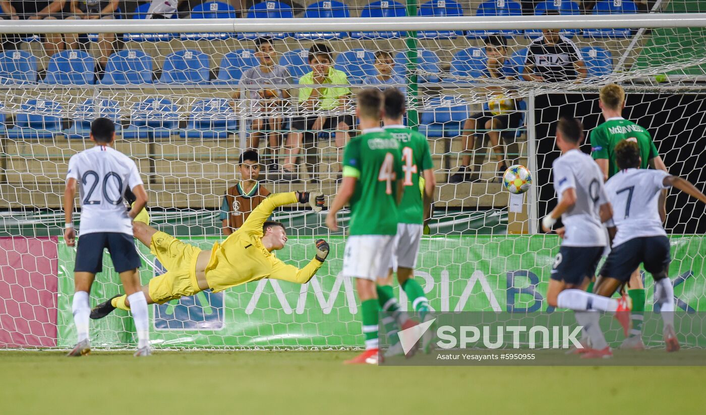 Armenia Soccer U19 Euro Republic of Ireland - France