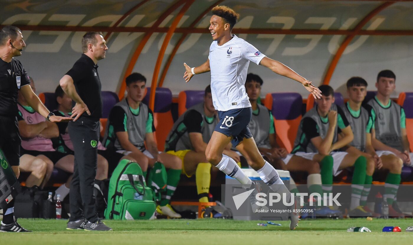 Armenia Soccer U19 Euro Republic of Ireland - France