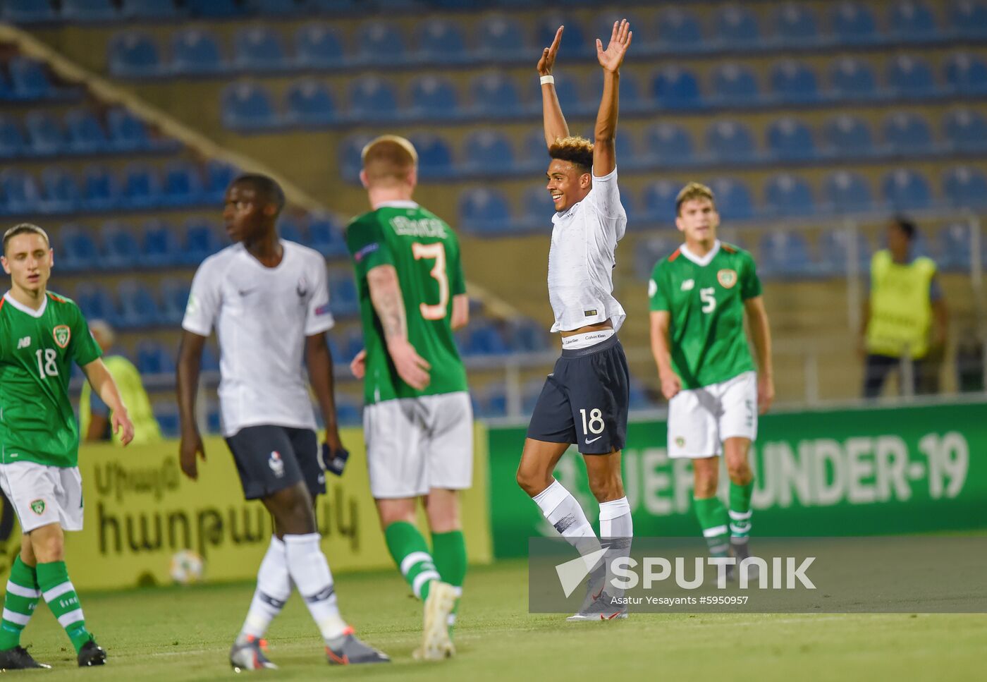 Armenia Soccer U19 Euro Republic of Ireland - France