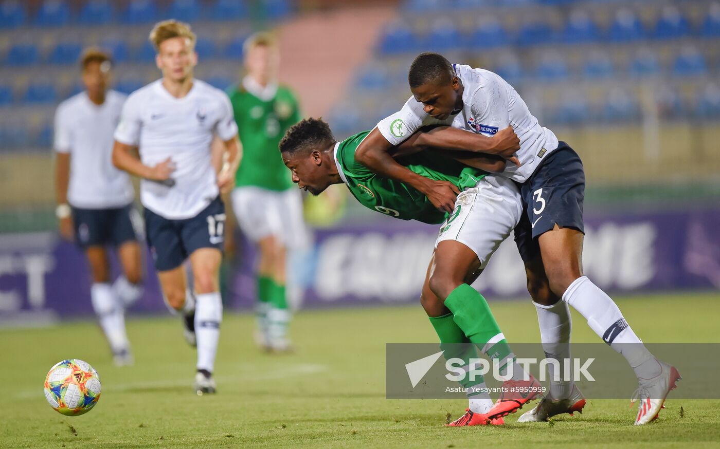 Armenia Soccer U19 Euro Republic of Ireland - France