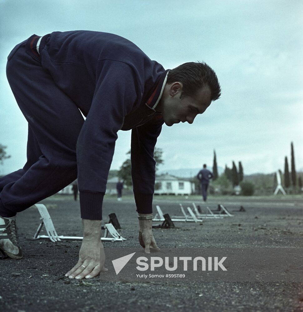 Track-and-field athlete Valery Brumel