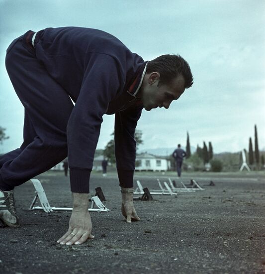 Track-and-field athlete Valery Brumel