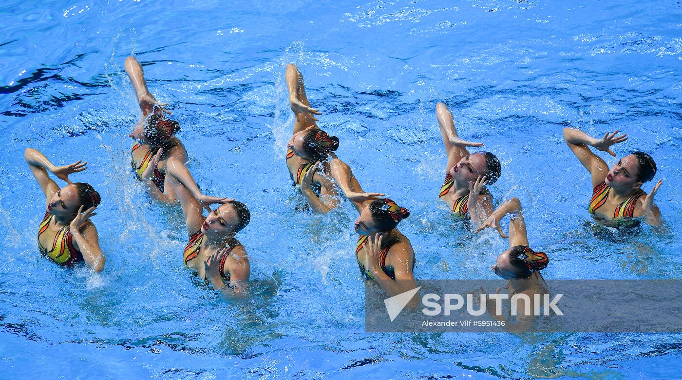 South Korea Aquatics Worlds Team Free