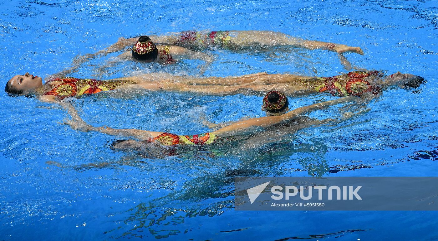 South Korea Aquatics Worlds Team Free