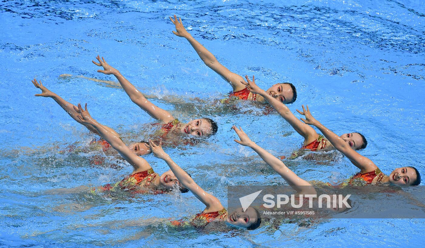 South Korea Aquatics Worlds Team Free