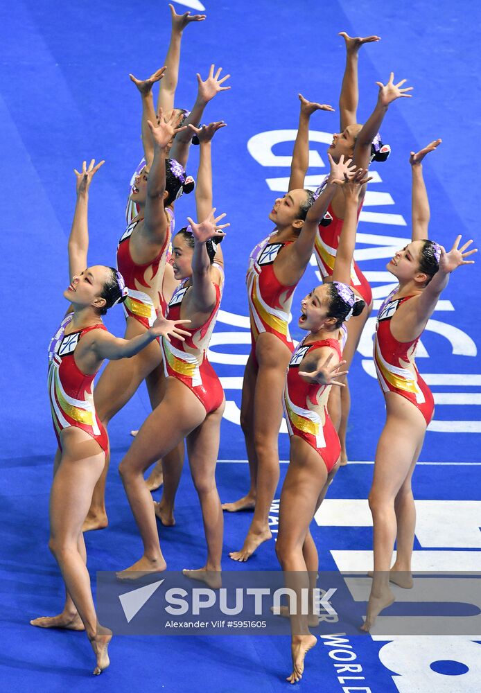 South Korea Aquatics Worlds Team Free