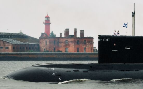Russia Navy Day Parade Rehearsal