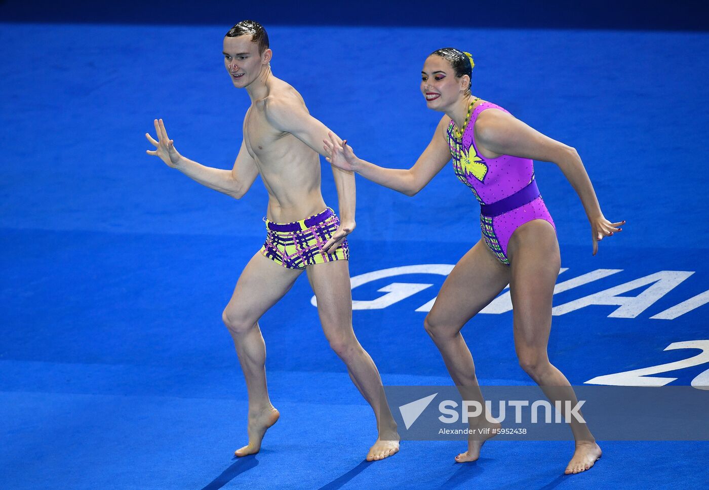 South Korea Aquatics Worlds Mixed Duet Free