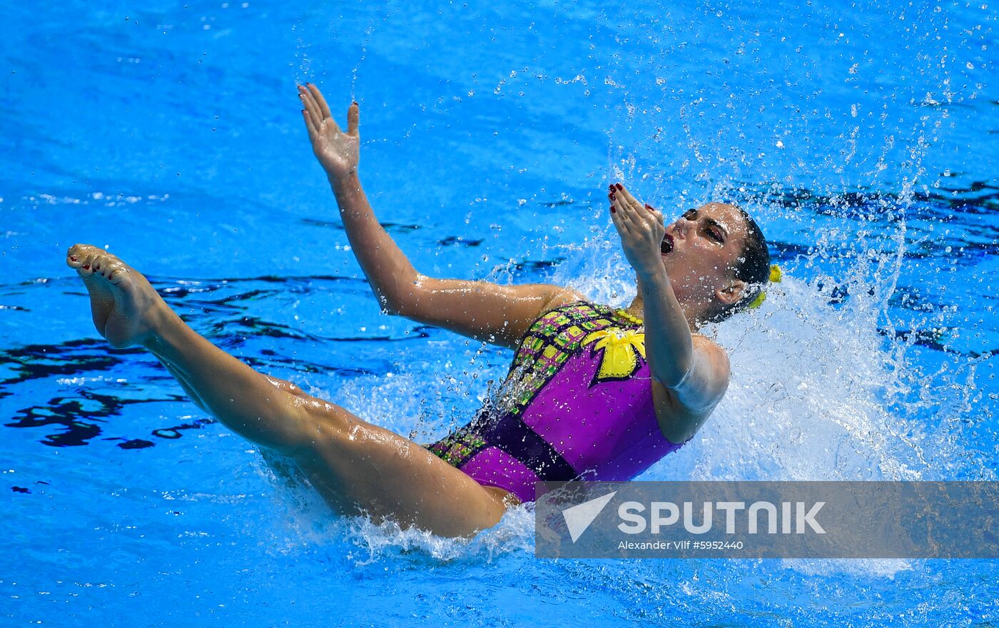 South Korea Aquatics Worlds Mixed Duet Free