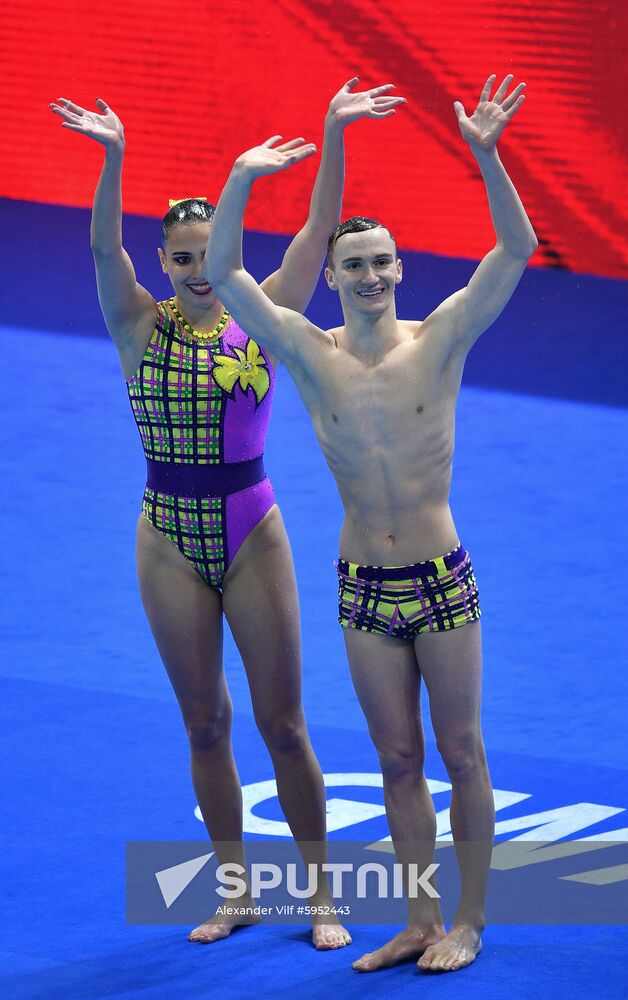 South Korea Aquatics Worlds Mixed Duet Free