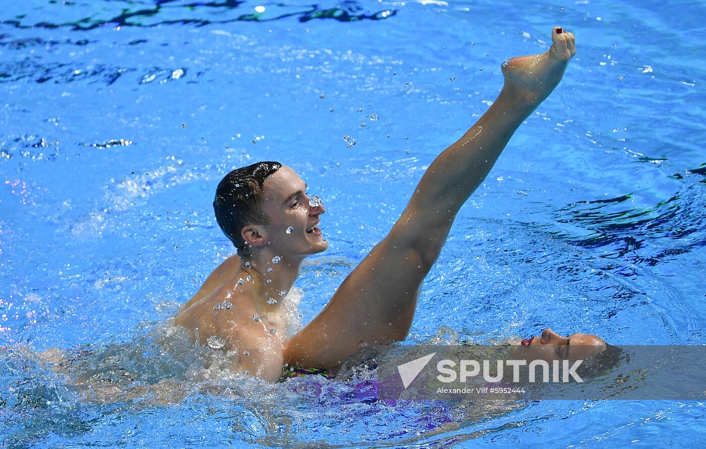 South Korea Aquatics Worlds Mixed Duet Free