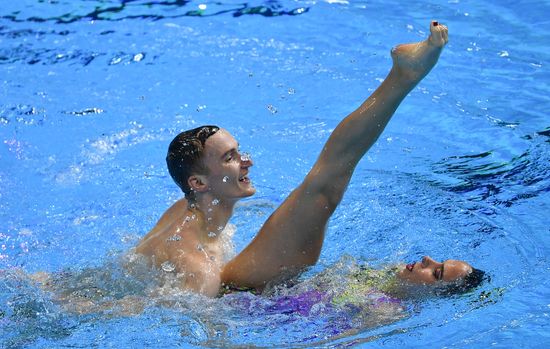 South Korea Aquatics Worlds Mixed Duet Free