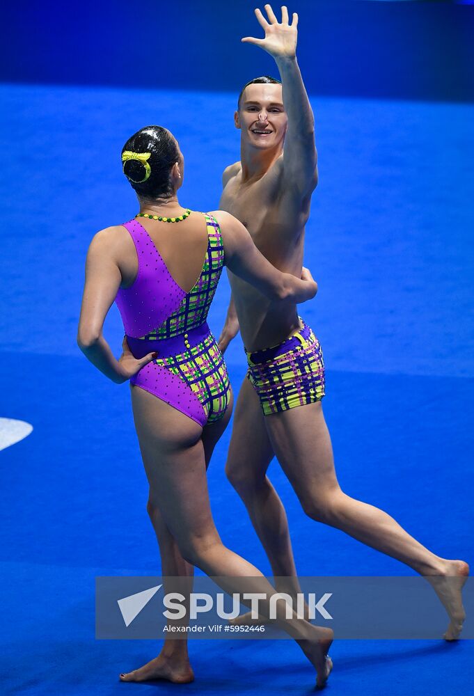 South Korea Aquatics Worlds Mixed Duet Free