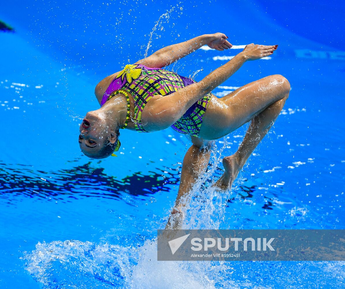 South Korea Aquatics Worlds Mixed Duet Free