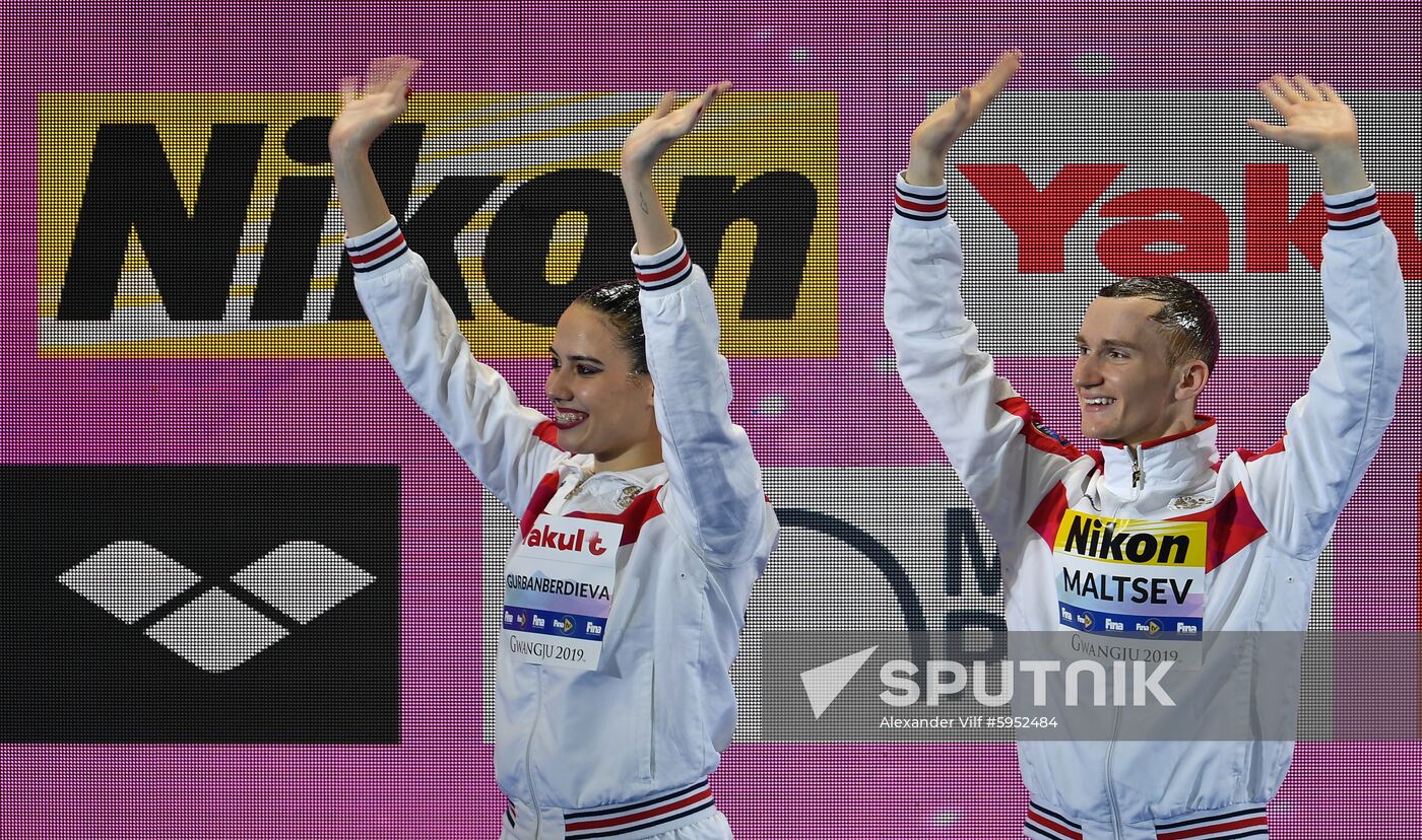 South Korea Aquatics Worlds Mixed Duet Free