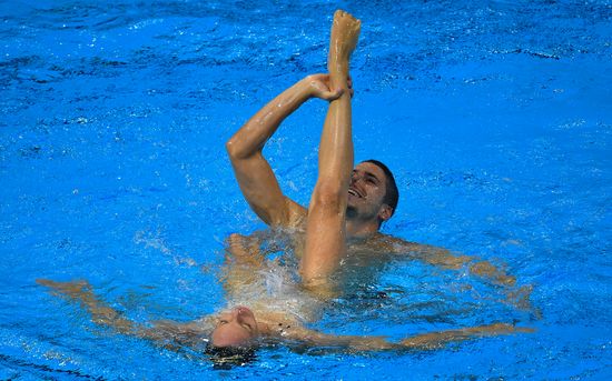 South Korea Aquatics Worlds Mixed Duet Free