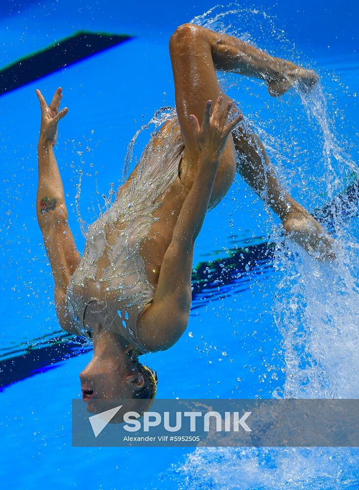 South Korea Aquatics Worlds Mixed Duet Free