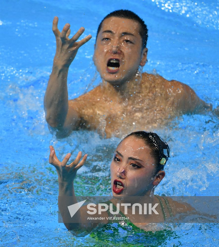 South Korea Aquatics Worlds Mixed Duet Free