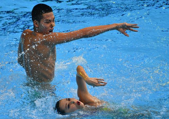 South Korea Aquatics Worlds Mixed Duet Free
