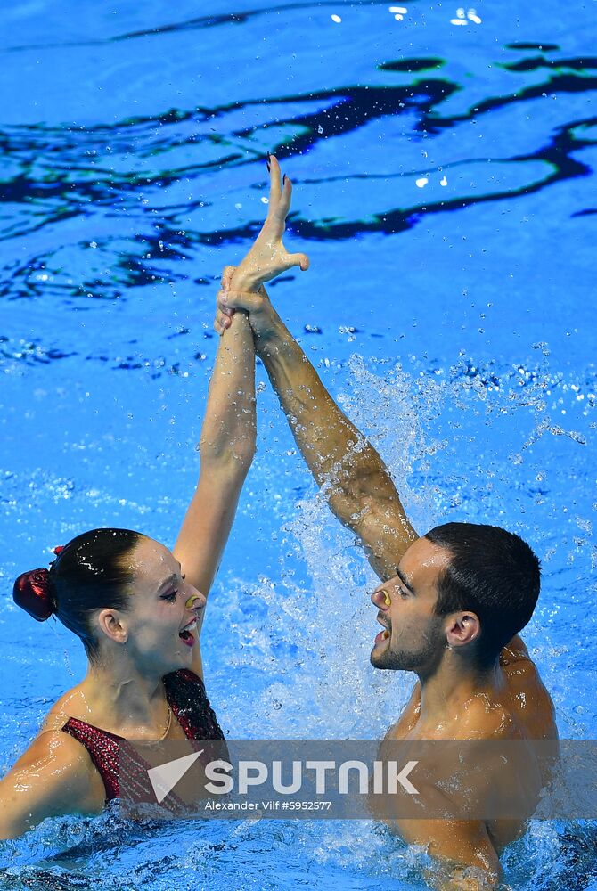 South Korea Aquatics Worlds Mixed Duet Free