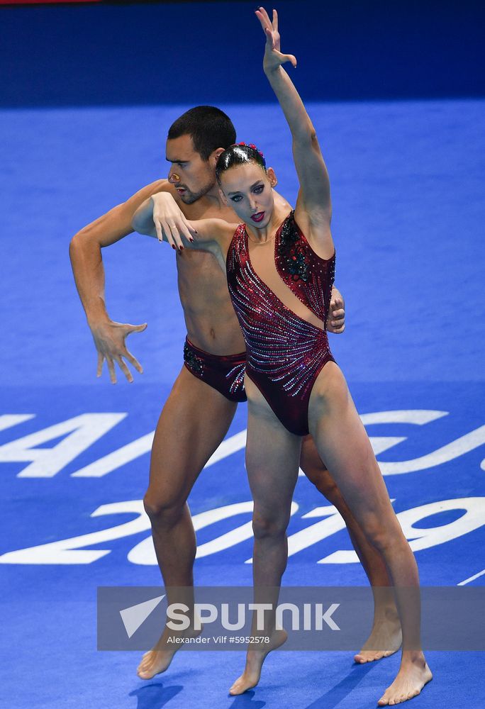South Korea Aquatics Worlds Mixed Duet Free