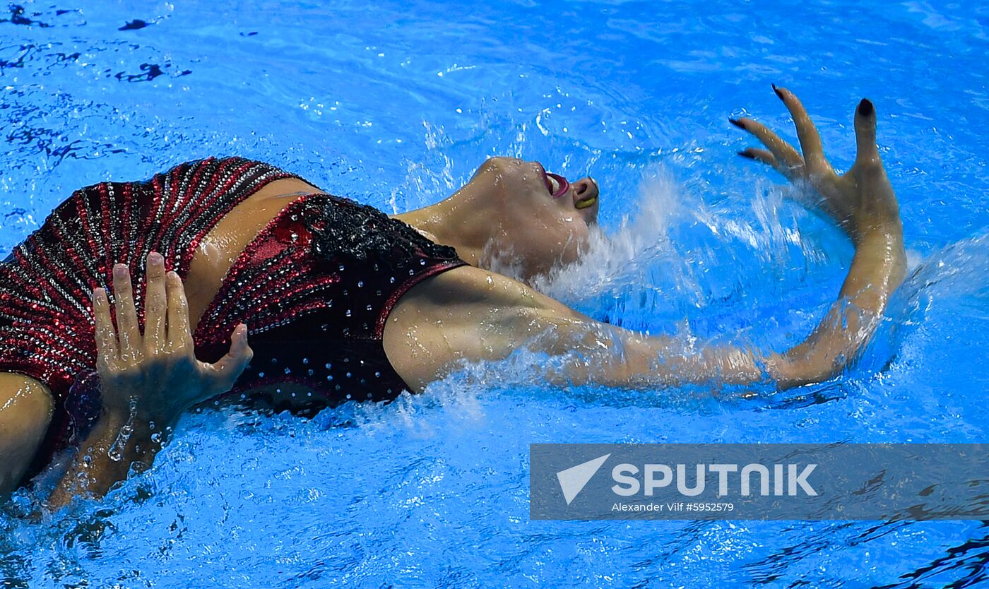 South Korea Aquatics Worlds Mixed Duet Free