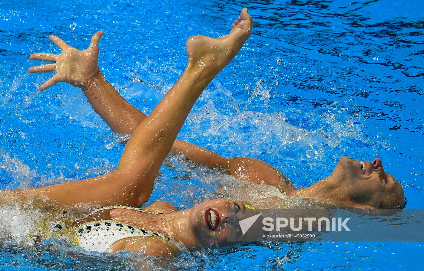 South Korea Aquatics Worlds Mixed Duet Free