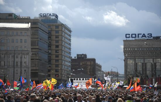 Russia Moscow Parliament Elections Protests