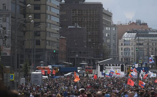 Russia Moscow Parliament Elections Protests