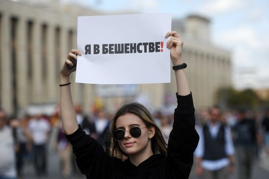 Russia Moscow Parliament Elections Protests