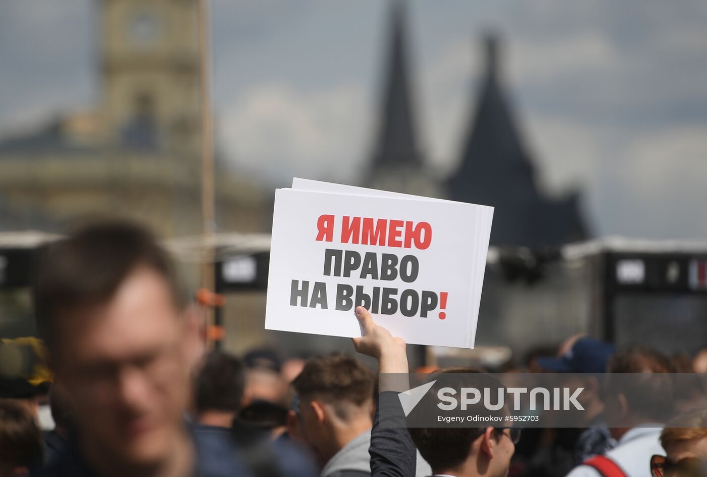 Russia Moscow Parliament Elections Protests
