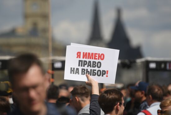 Russia Moscow Parliament Elections Protests