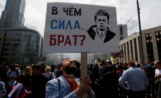 Russia Moscow Parliament Elections Protests