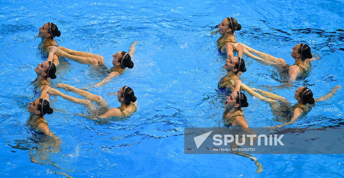 South Korea Aquatics Worlds Free Combination