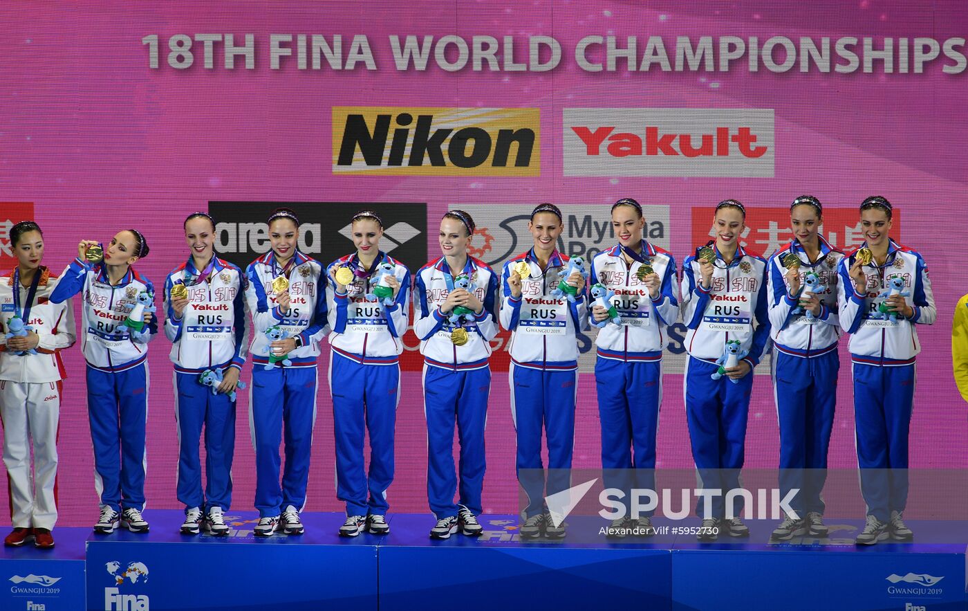 South Korea Aquatics Worlds Free Combination