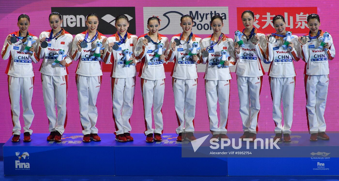 South Korea Aquatics Worlds Free Combination