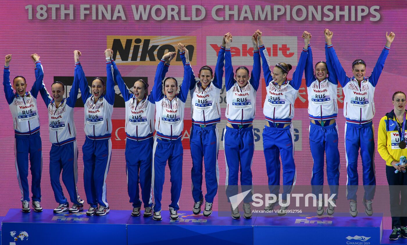 South Korea Aquatics Worlds Free Combination