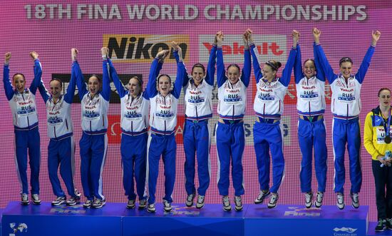 South Korea Aquatics Worlds Free Combination